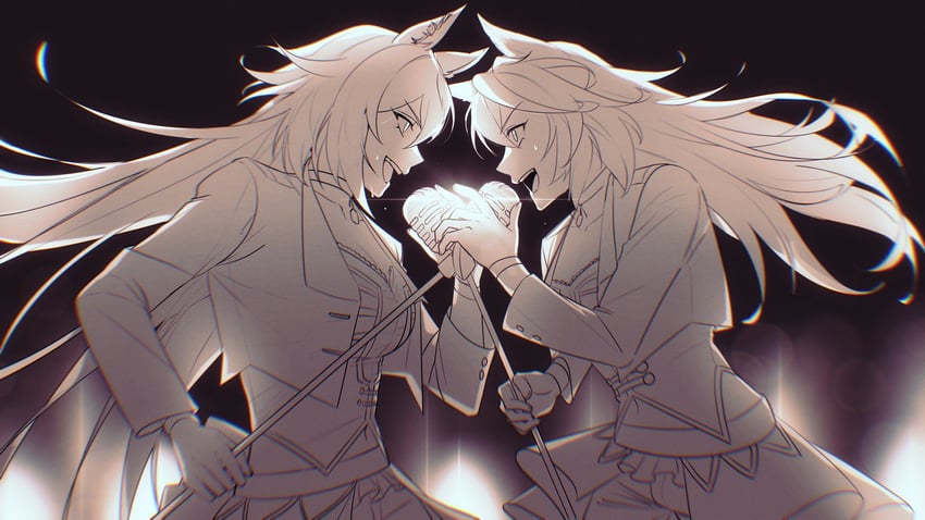 symboli rudolf and sirius symboli (umamusume) drawn by ukka_(0ukka_)