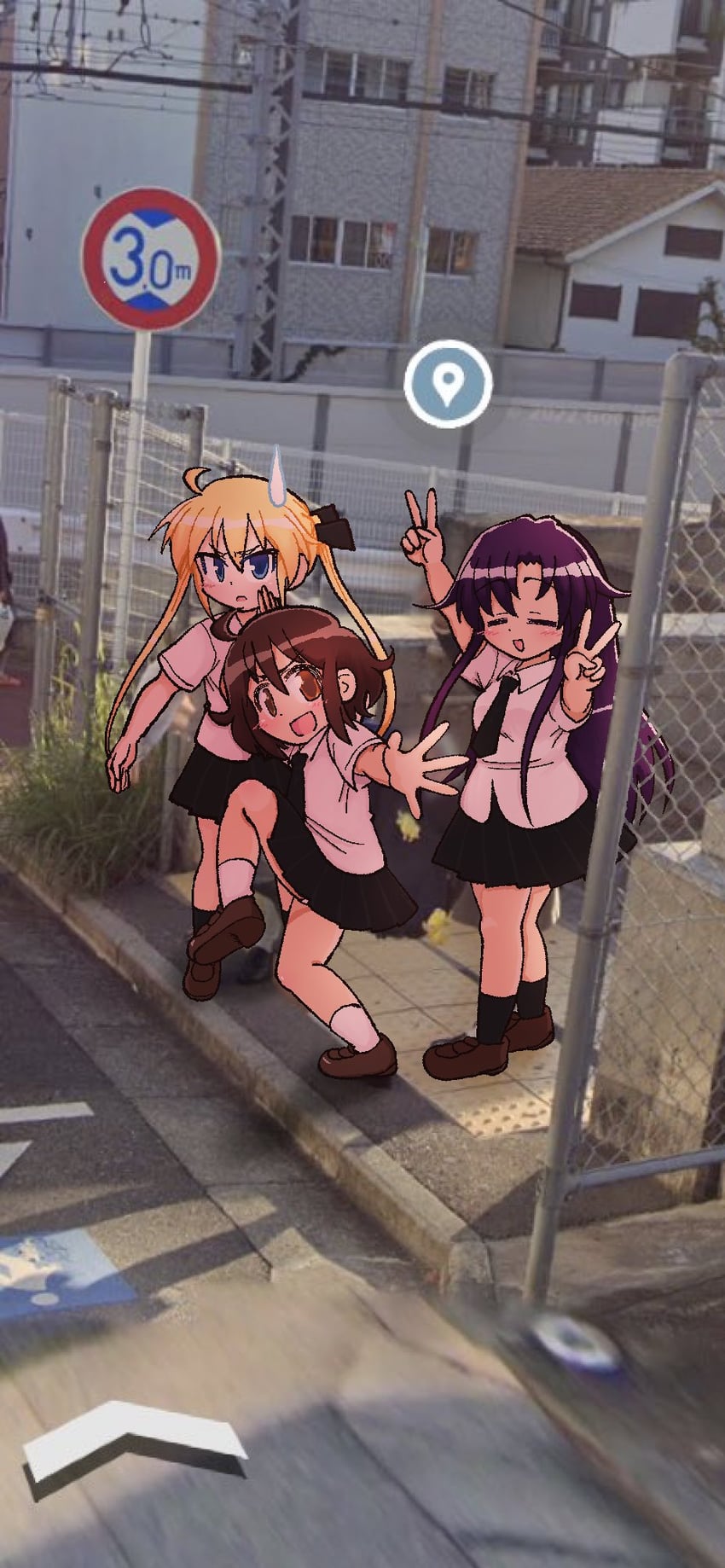 sonya, oribe yasuna, and goshiki agiri (kill me baby) drawn by shirabasu