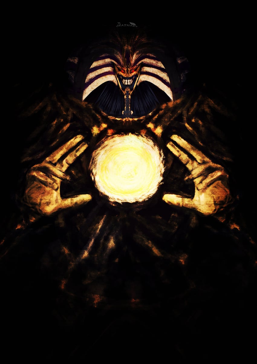 exodia the forbidden one (yu-gi-oh!) drawn by crain1art