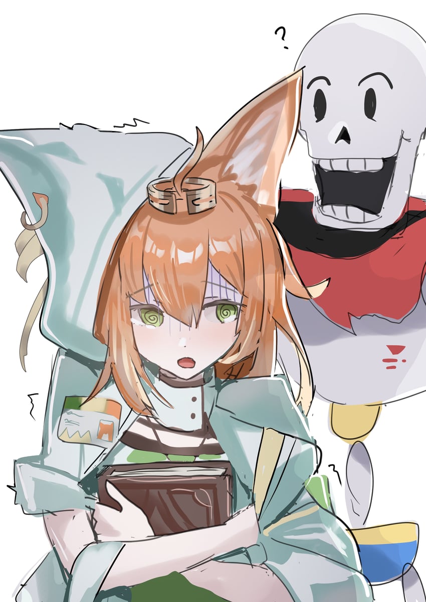 papyrus (arknights and 1 more) drawn by horobu
