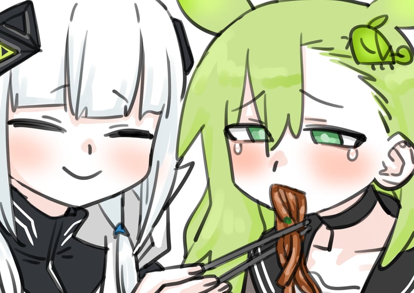 zundamon, kafu, and matangomu-chan (original and 4 more) drawn by matangom