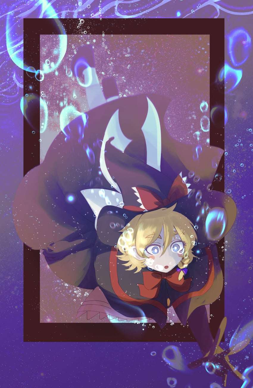 kirisame marisa and meguru (touhou and 2 more) drawn by lsnsn