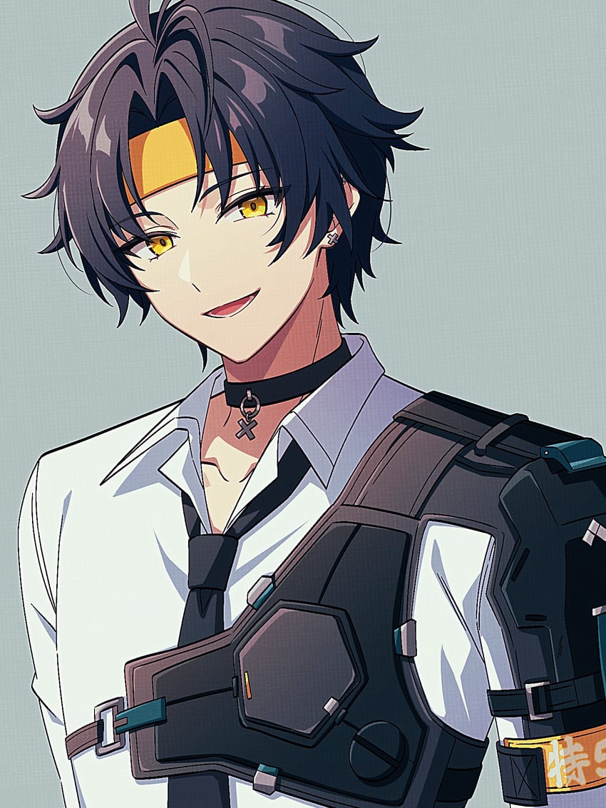 asaba harumasa (zenless zone zero) drawn by pochimaru_(marumaru_wanwan)