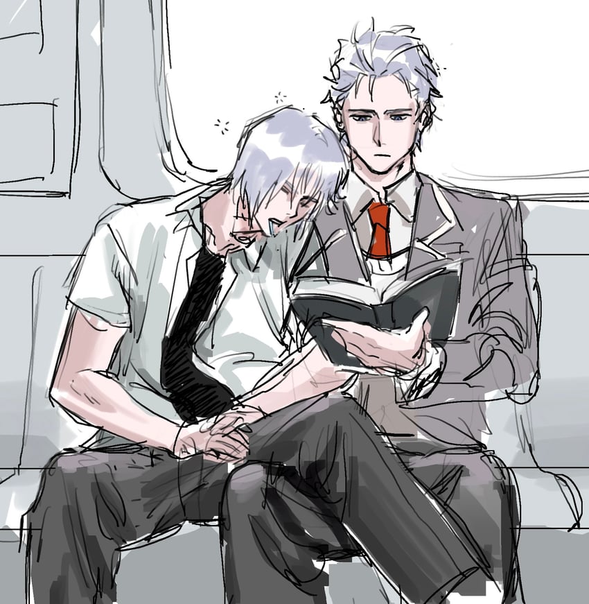 dante and vergil (devil may cry) drawn by sang_lyj