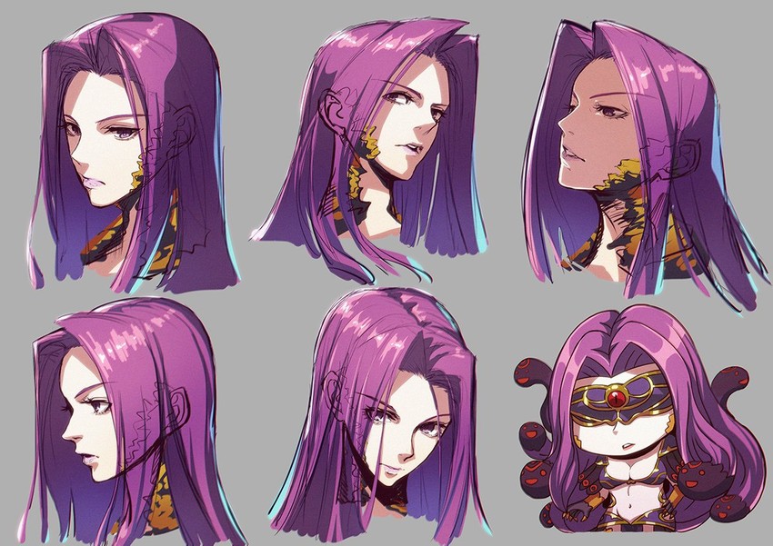 medusa and gorgon (fate and 1 more) drawn by minami_koyogi