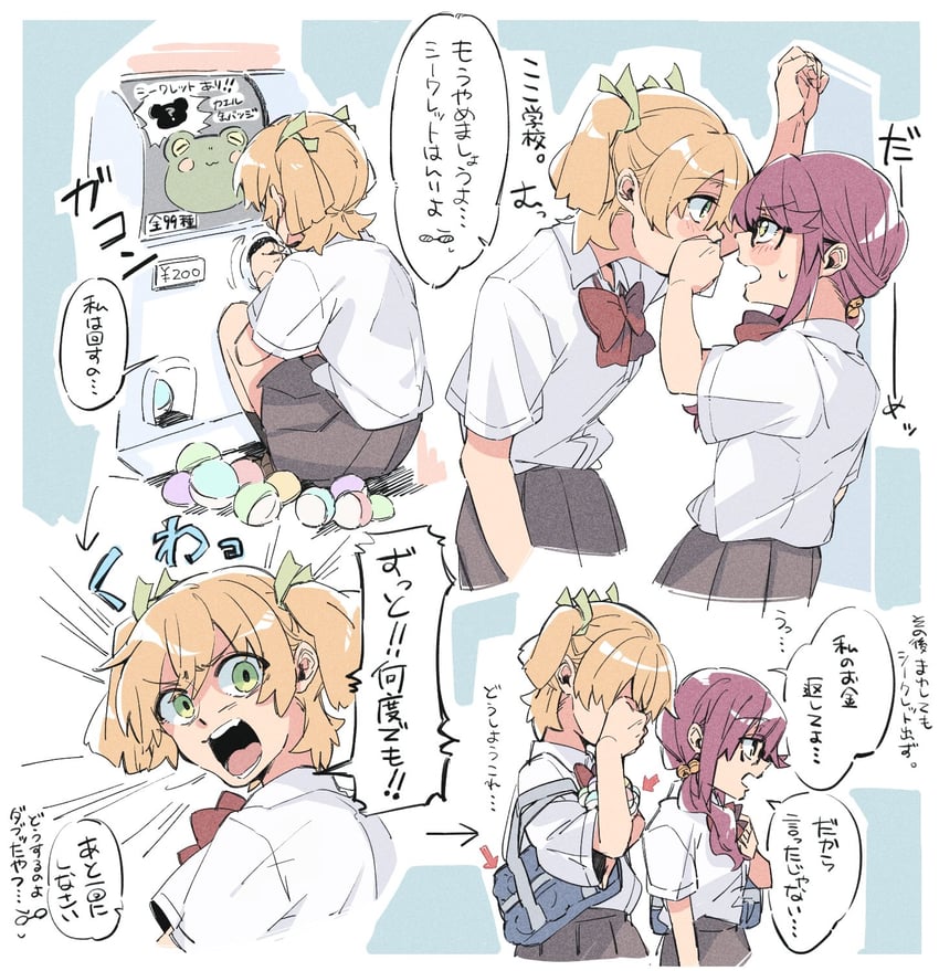 daiba nana and hoshimi junna (shoujo kageki revue starlight) drawn by bbr_brbr
