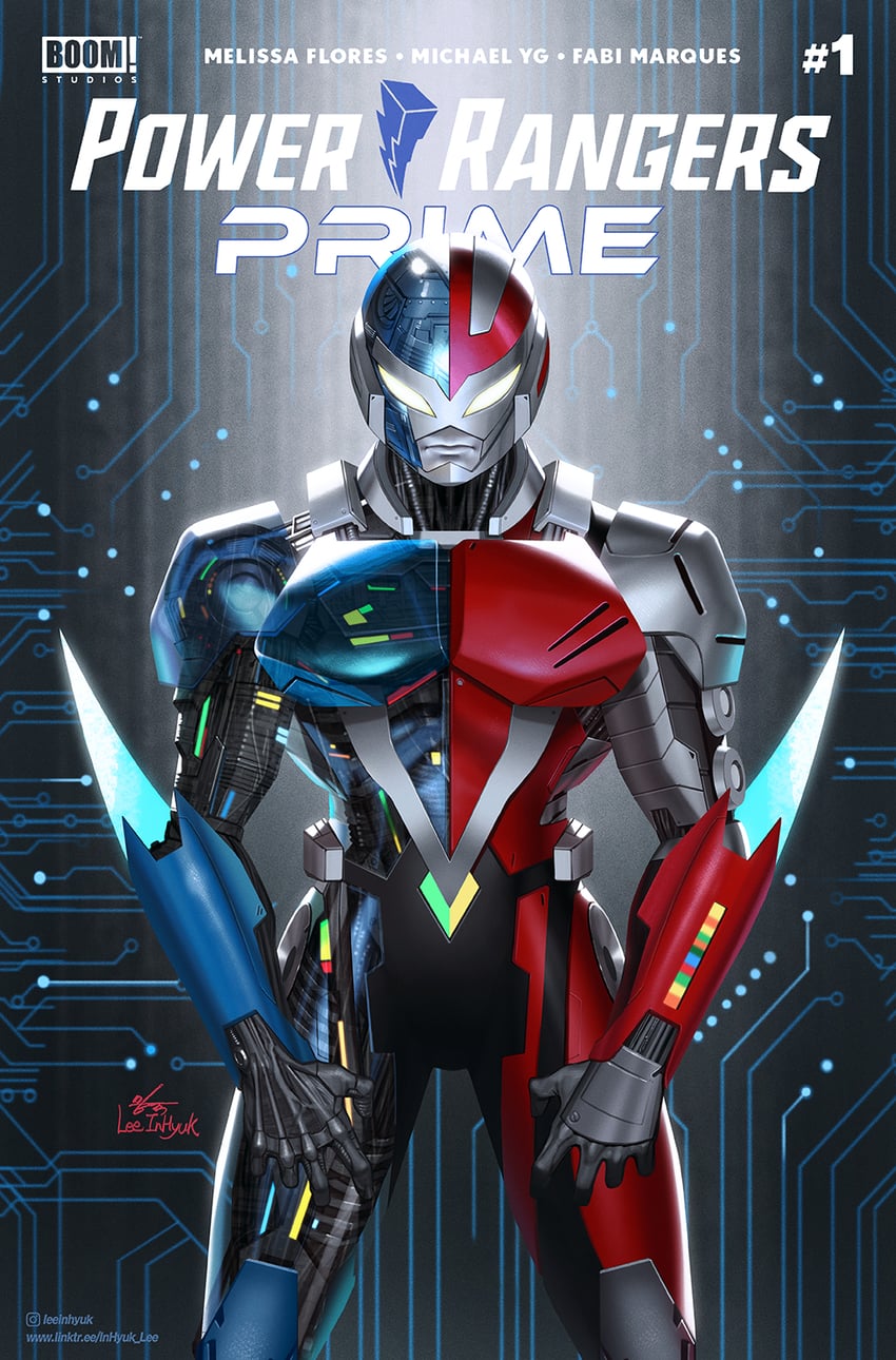 metalder (power rangers and 4 more) drawn by in-hyuk_lee