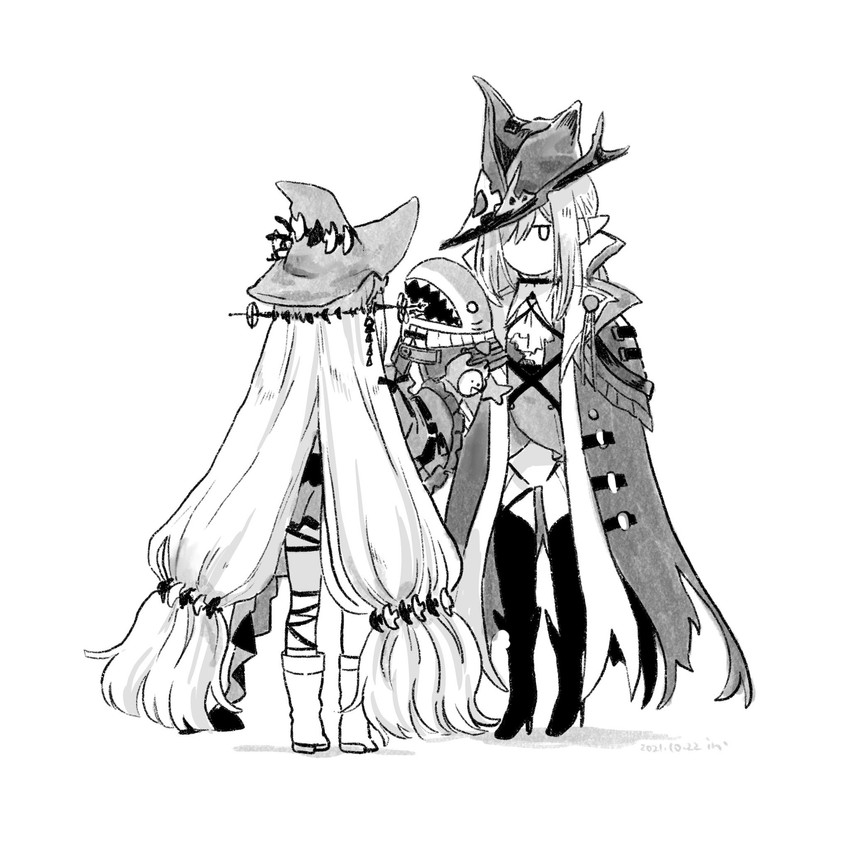 skadi, specter, skadi the corrupting heart, and gladiia (arknights) drawn by in_todni