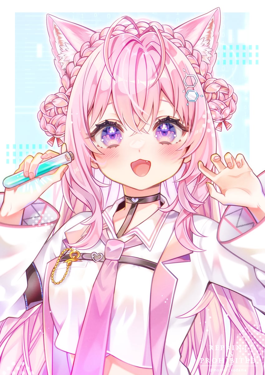 hakui koyori (hololive) drawn by shikamori_kodama