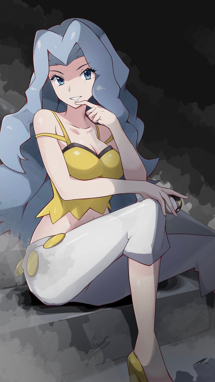 karen (pokemon and 1 more) drawn by miyama_(yakinikusushi_the_royal)