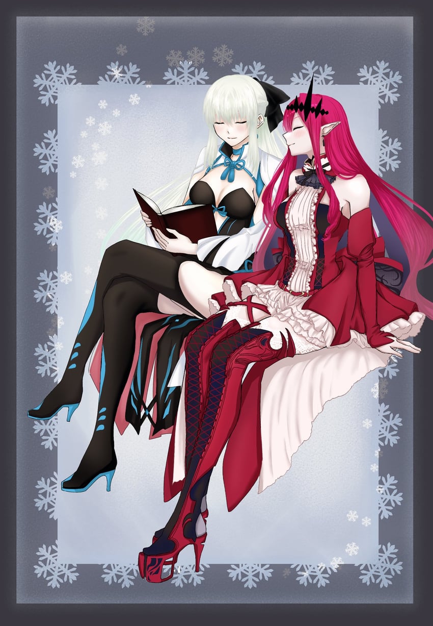 baobhan sith and morgan le fay (fate and 1 more) drawn by kawairuka_ko