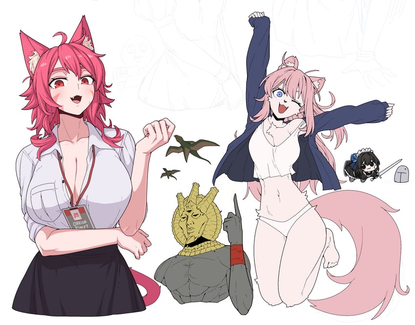 ahri, doro, spirit blossom ahri, and dagoth ur (league of legends and 2 more) drawn by formicid