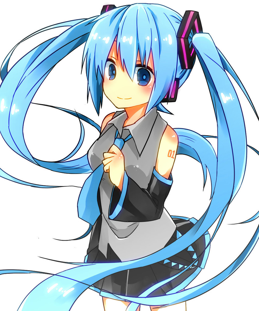 hatsune miku (vocaloid) drawn by yuuani