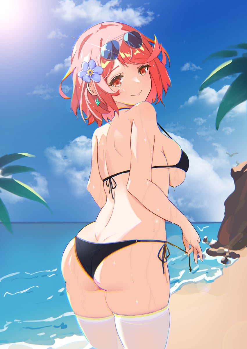pyra (xenoblade chronicles and 1 more) drawn by lao_cai_bie_wanzhe_yao