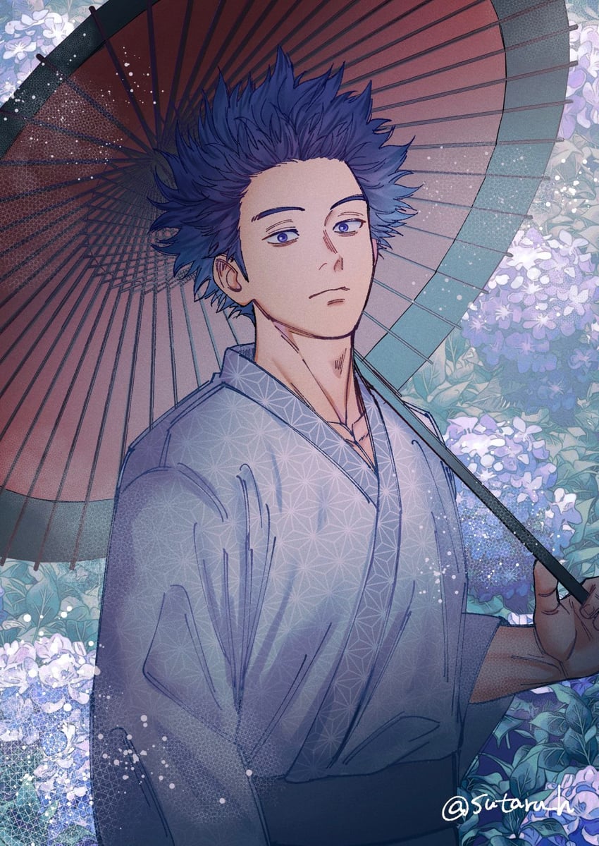 shinso hitoshi (boku no hero academia) drawn by sutaru_h