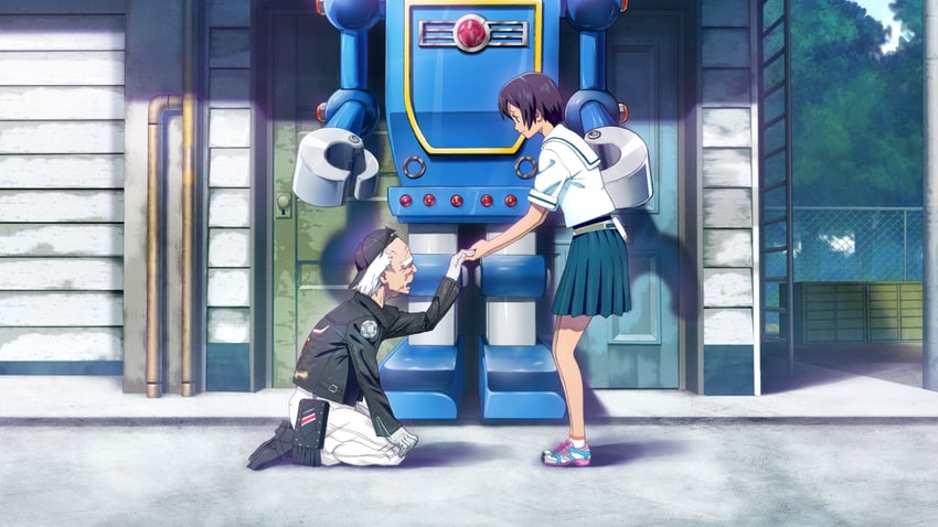 daitoku junna and fujita tetsuharu (robotics;notes) drawn by fukuda_tomonori