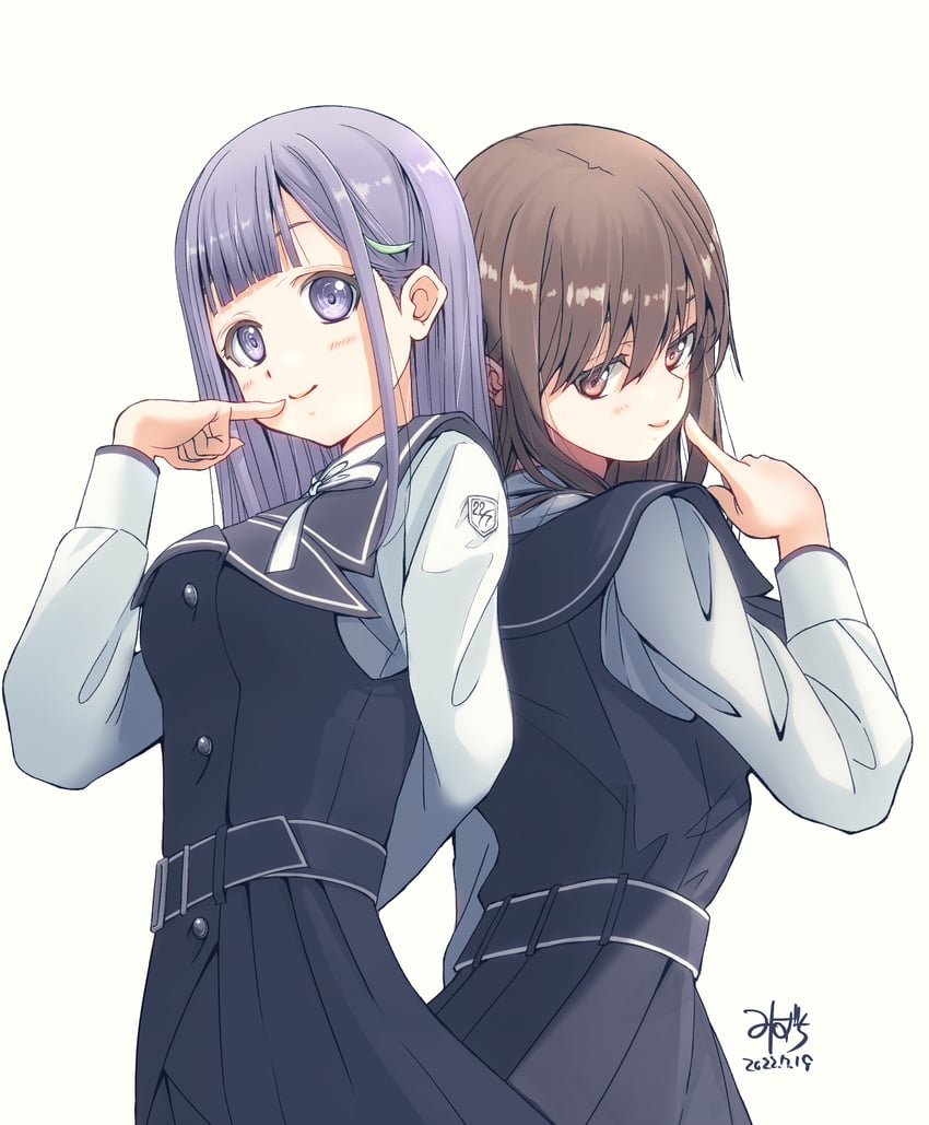 tachikawa ayaka and ichinose hotaru (22/7) drawn by mid227