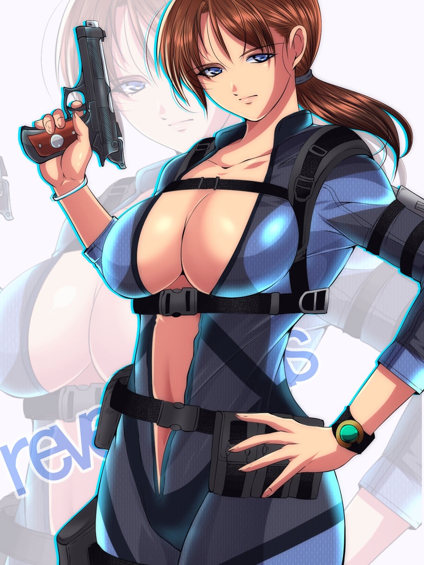 jill valentine (resident evil and 1 more) drawn by ri~hu