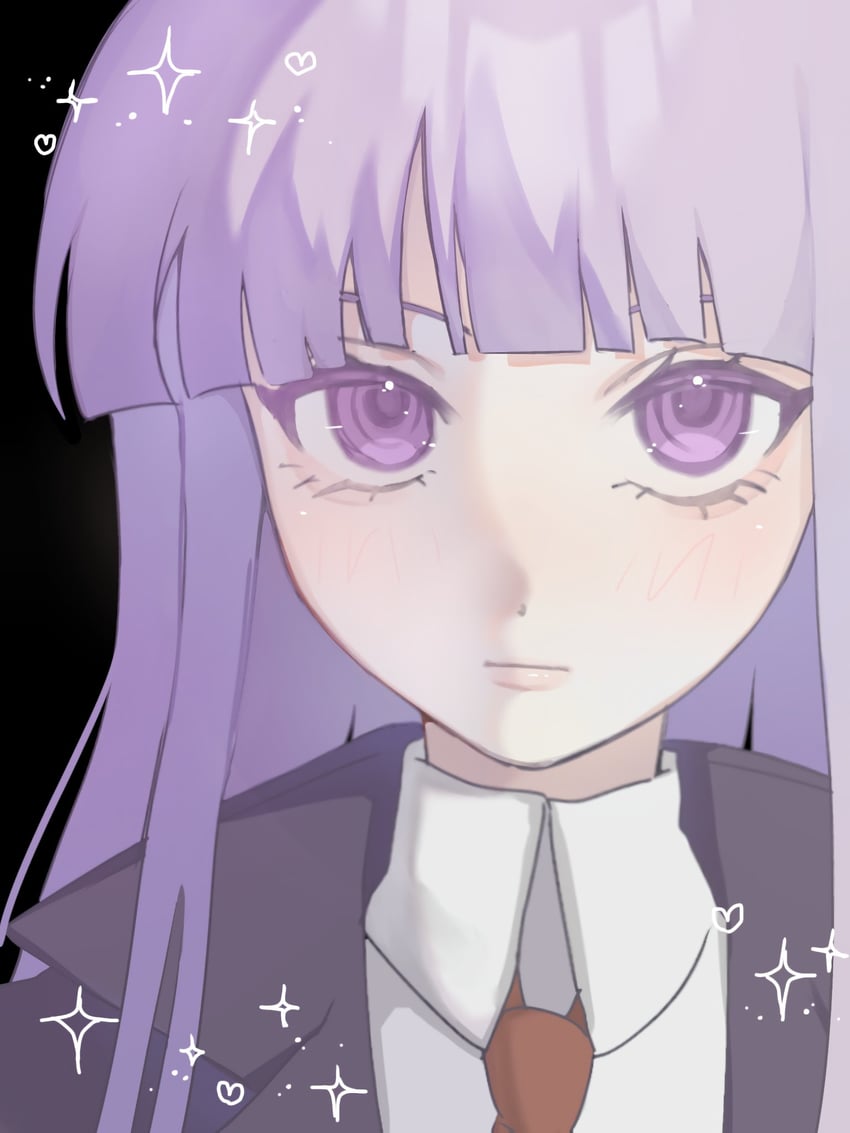 kirigiri kyoko (danganronpa and 1 more) drawn by rizu639