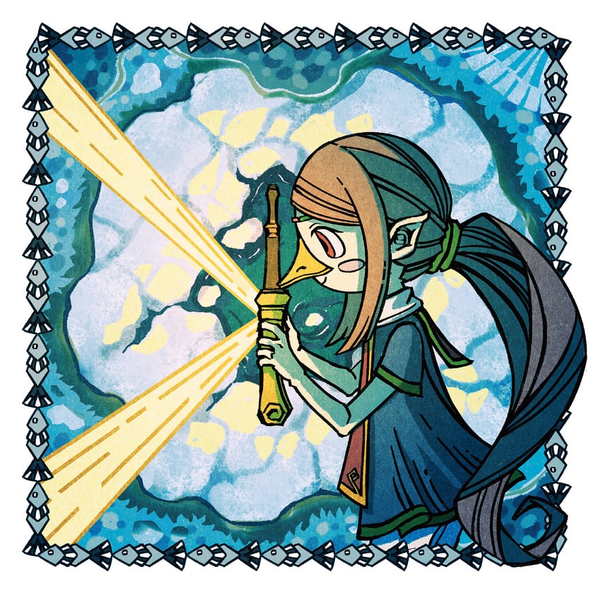 medli (the legend of zelda and 1 more) drawn by pearjarrr