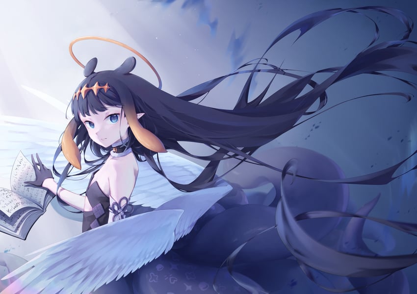 ninomae ina'nis (hololive and 1 more) drawn by aeon_ion