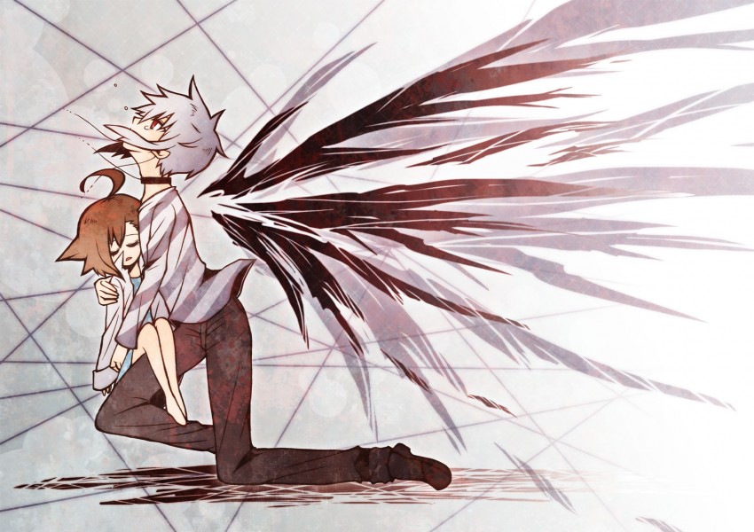 accelerator and last order (toaru majutsu no index and 2 more) drawn by black_merry