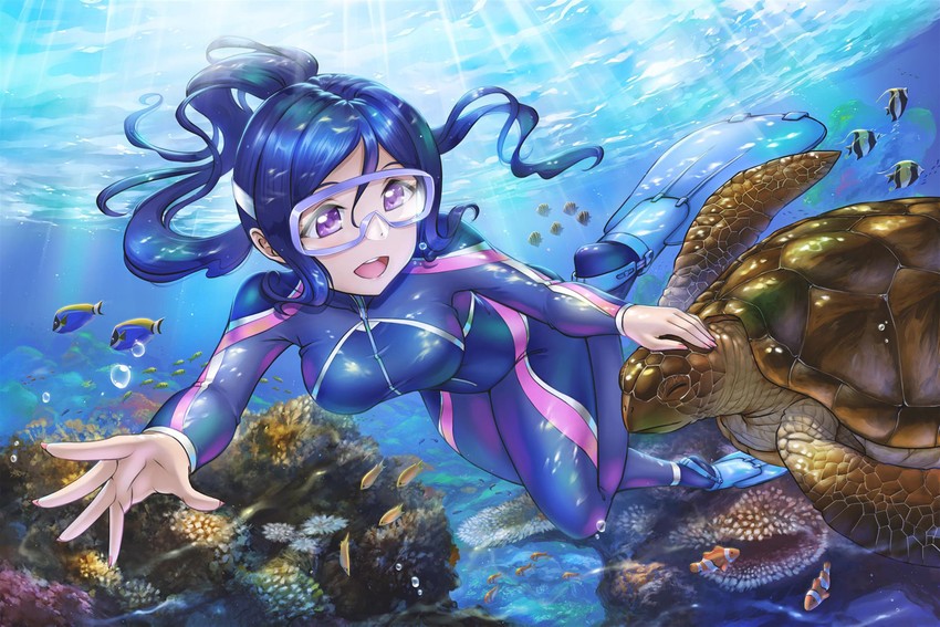matsuura kanan (love live! and 1 more) drawn by crazypen