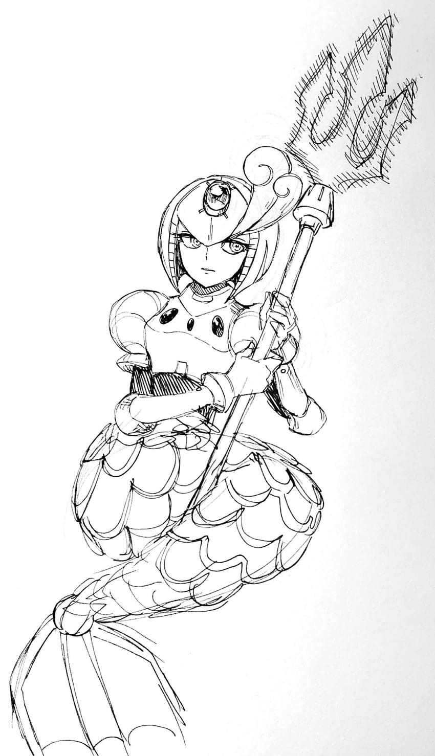 splash woman (mega man and 1 more) drawn by takenokonoko