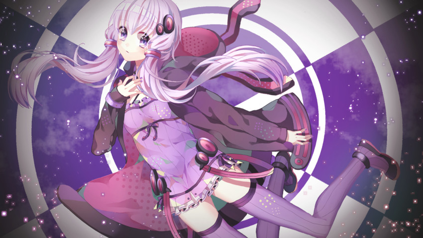 yuzuki yukari (vocaloid and 1 more) drawn by sulfur_(1453rk)