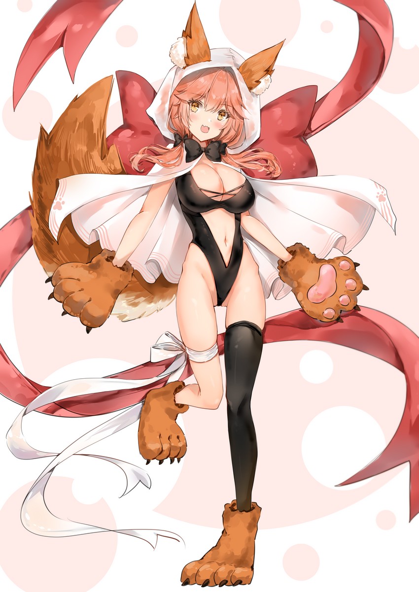 tamamo and tamamo cat (fate and 1 more) drawn by yukineko1018