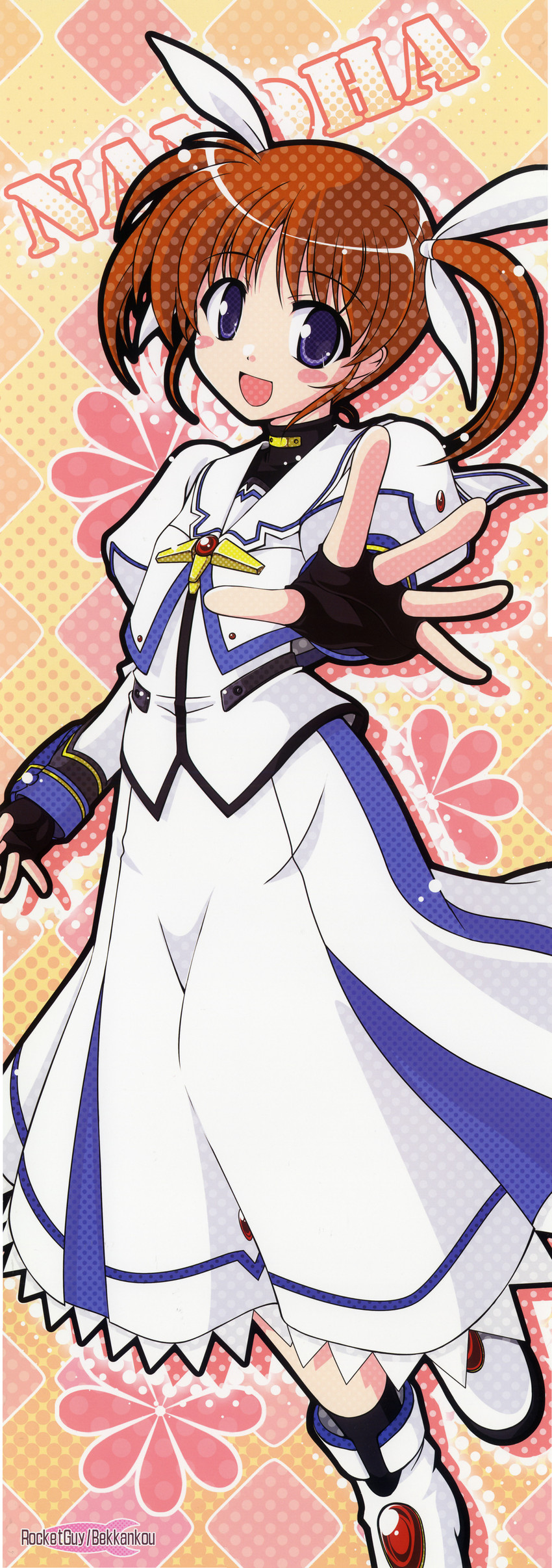 takamachi nanoha (lyrical nanoha and 2 more) drawn by bekkankou