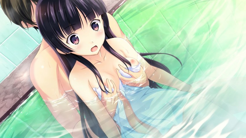 habane kotori and minase aoi (kono oozora ni tsubasa wo hirogete) drawn by yashima_takahiro