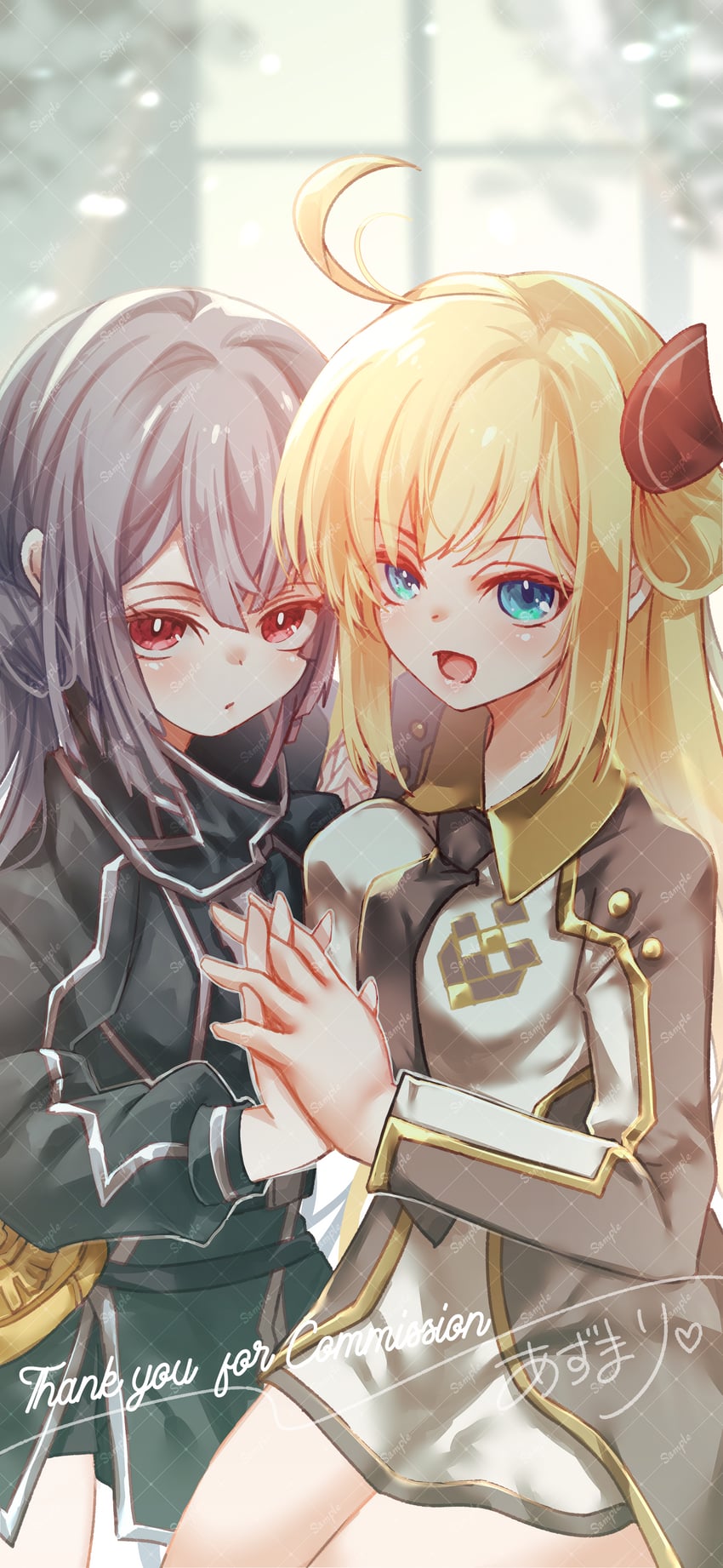 sky striker ace - raye and sky striker ace - roze (yu-gi-oh!) drawn by az_(colorb05)
