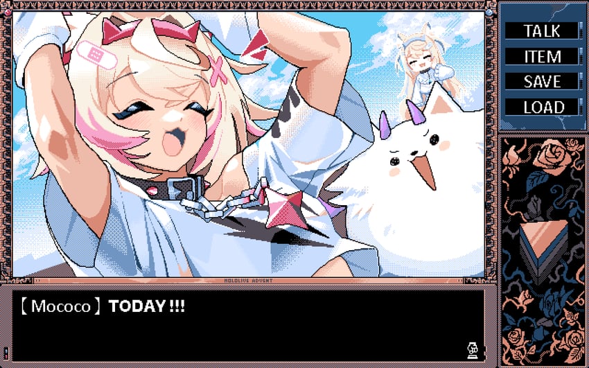 fuwawa abyssgard, mococo abyssgard, and perroccino (hololive and 1 more) drawn by ronin_(zeth_total)