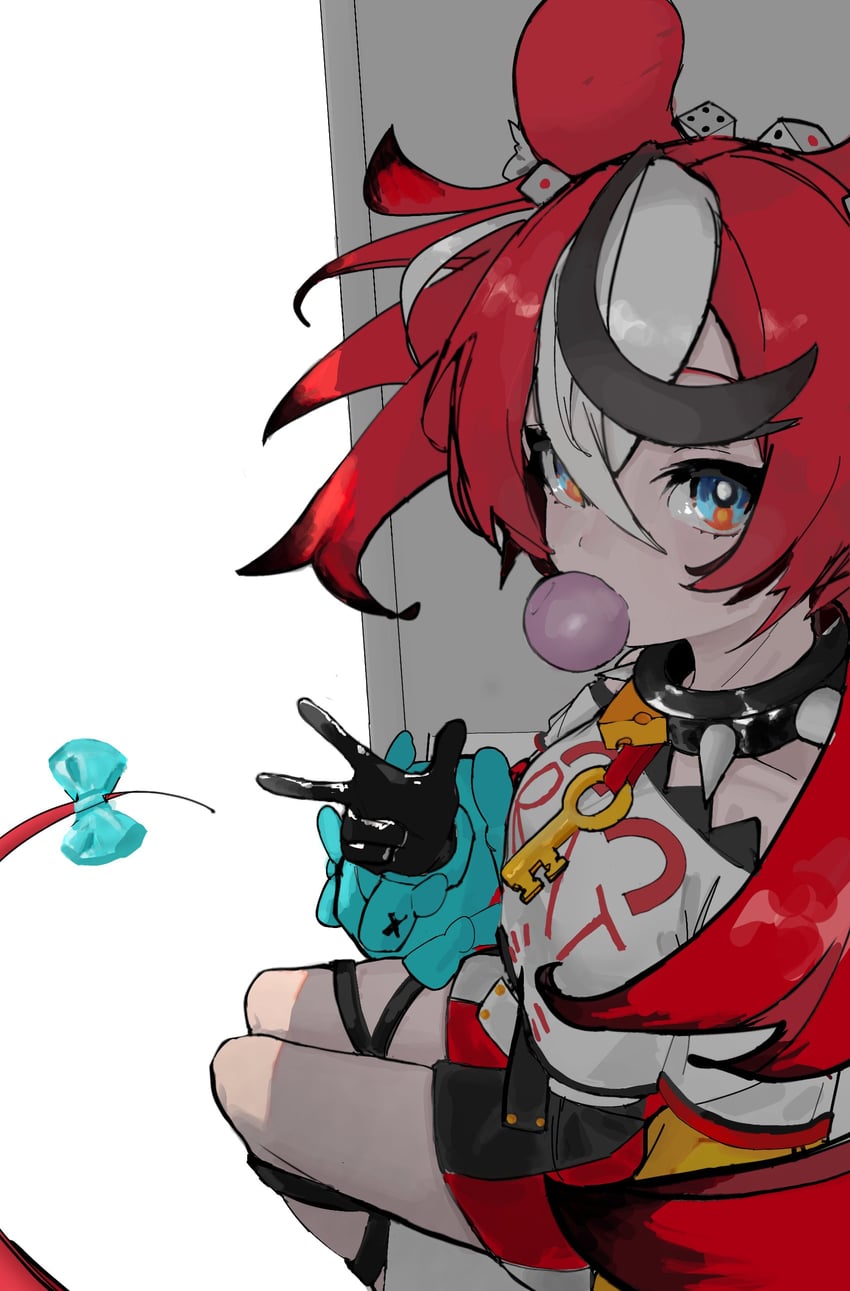 hakos baelz (hololive and 1 more) drawn by lone_pancake