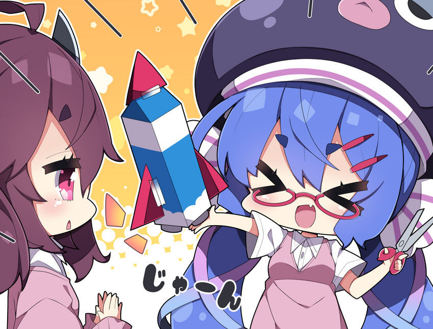 touhoku kiritan and otomachi una (voiceroid and 1 more) drawn by milkpanda