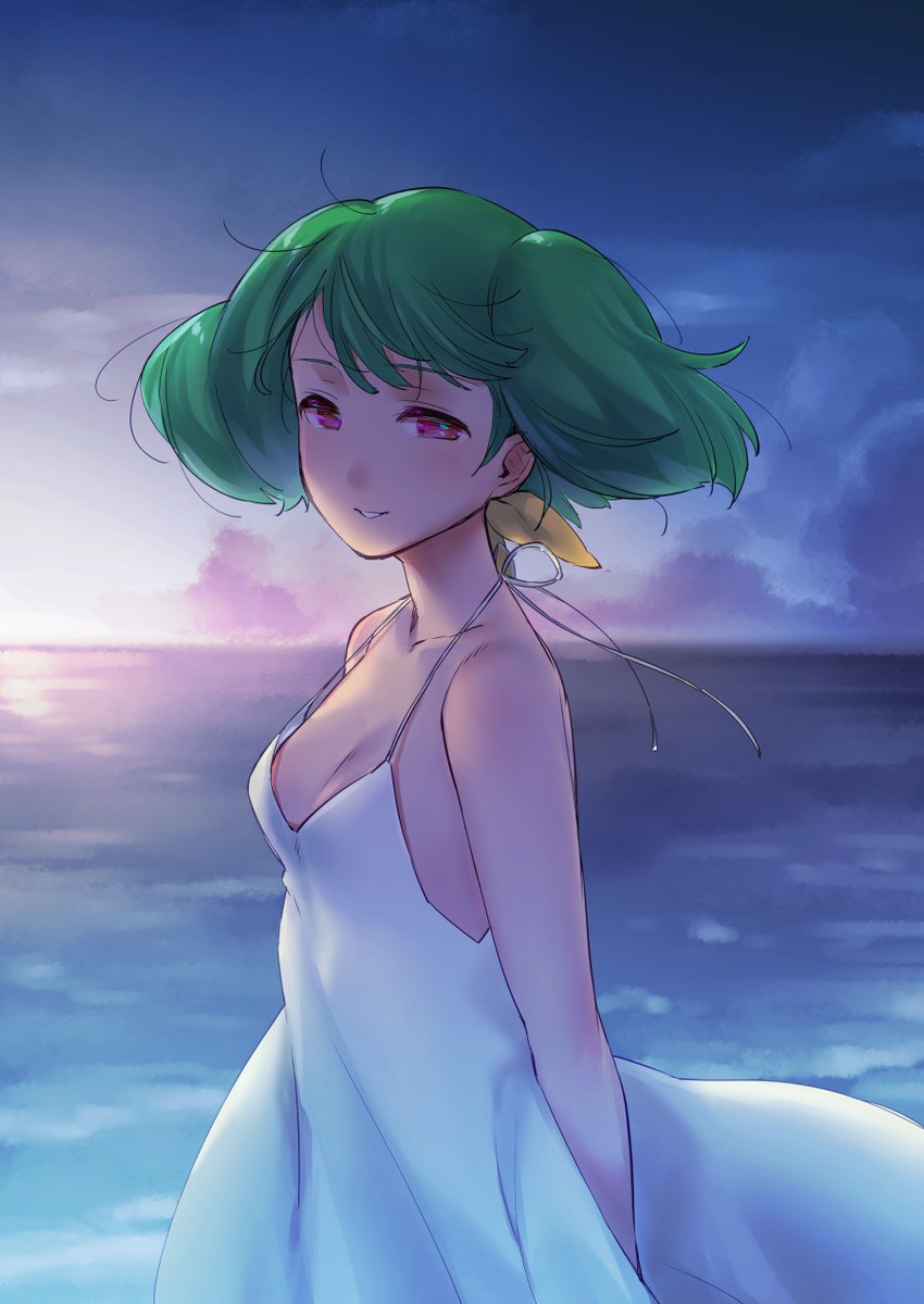 ranka lee (macross and 1 more) drawn by sasanoneko