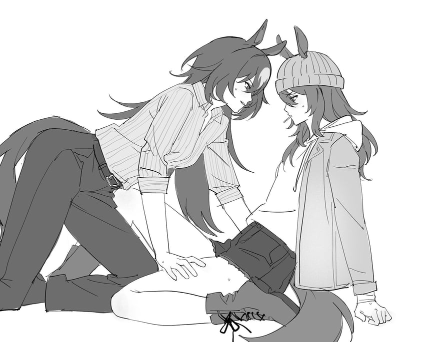 sirius symboli and nakayama festa (umamusume) drawn by geunyeo_(umapoyi)