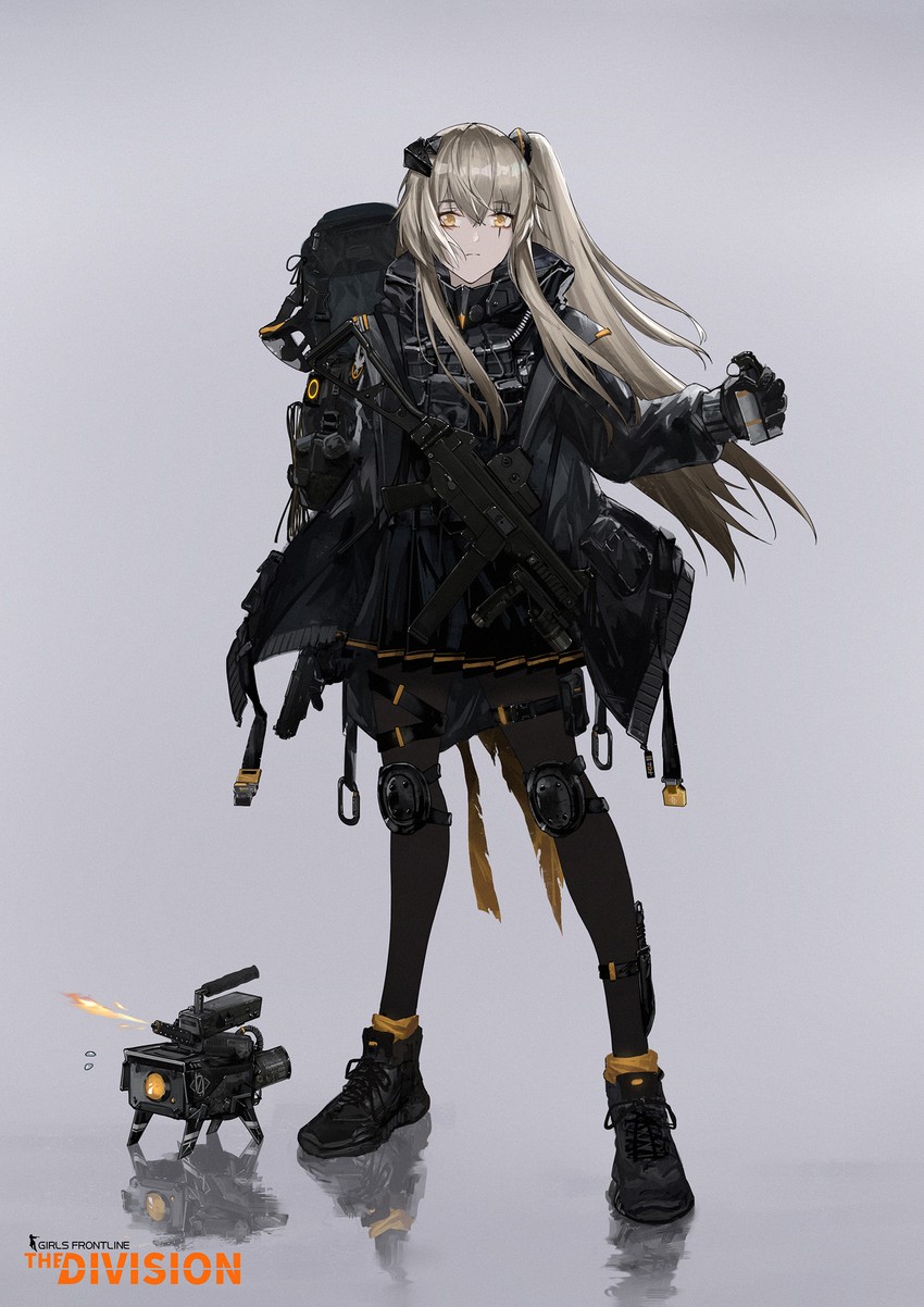 ump45 and dinergate (girls' frontline and 1 more) drawn by yuuki_mix