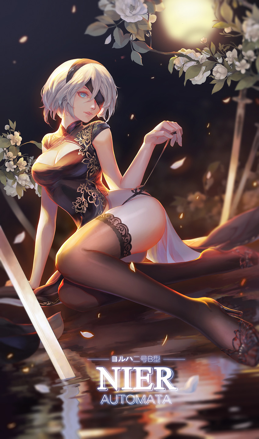 2b (nier and 1 more) drawn by d-zhai
