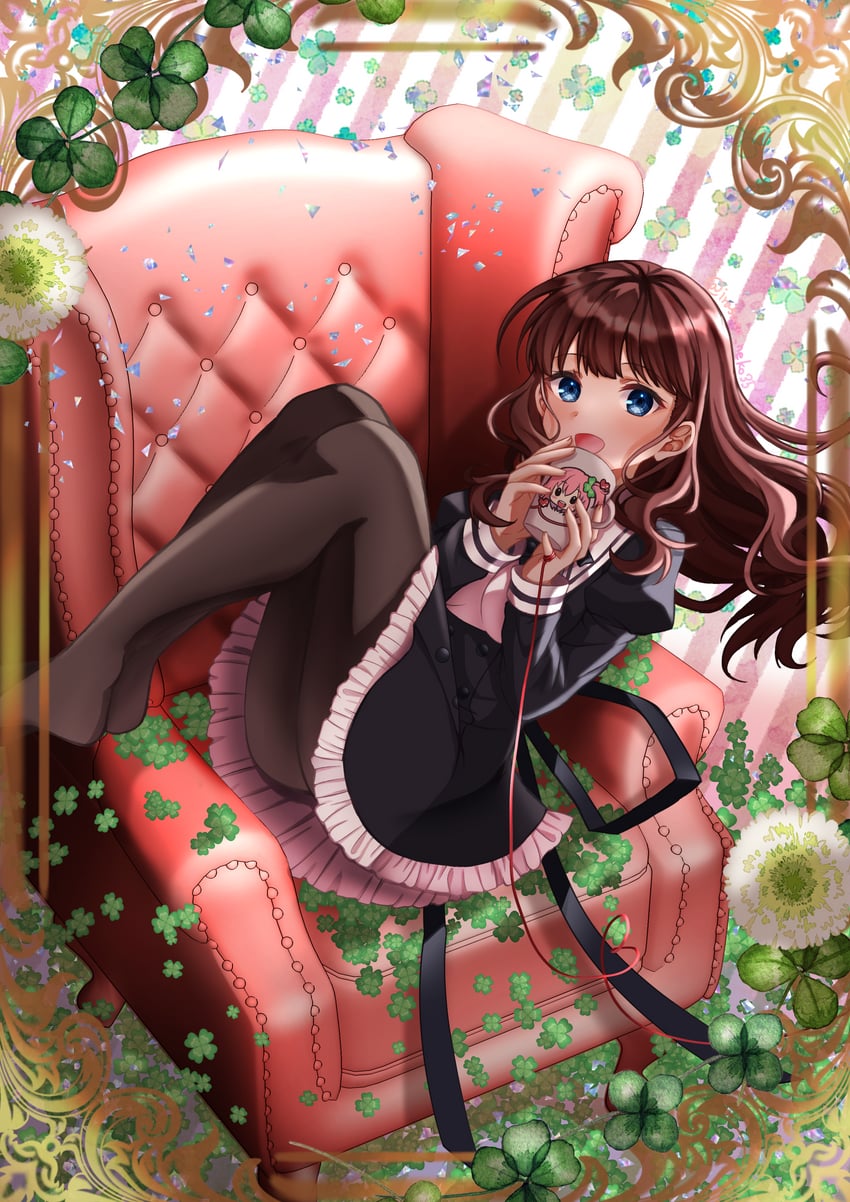 hitotsuyanagi riri and kaede johan nouvel (assault lily) drawn by irasuto_neko35
