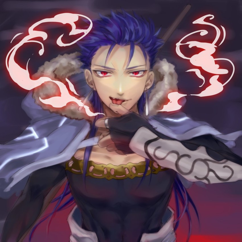 cu chulainn (fate and 1 more) drawn by sigshi