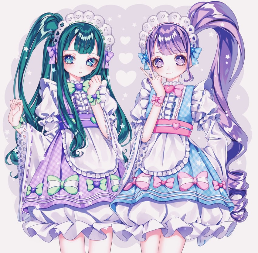 manaka non and tsukikawa chili (pretty series and 1 more) drawn by ao_(ao0_0nemu)