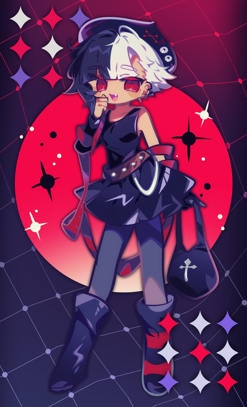currant cream cookie (cookie run and 1 more) drawn by omoyu_(nakyu715)