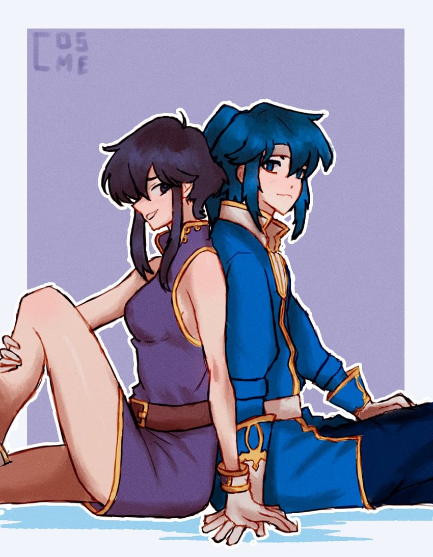 seliph and larcei (fire emblem and 1 more) drawn by rthunderatk