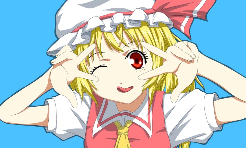 flandre scarlet (touhou and 1 more) drawn by evandragon