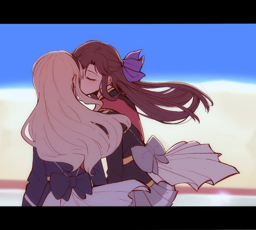 saijou claudine and tendou maya (shoujo kageki revue starlight) drawn by rickonrk