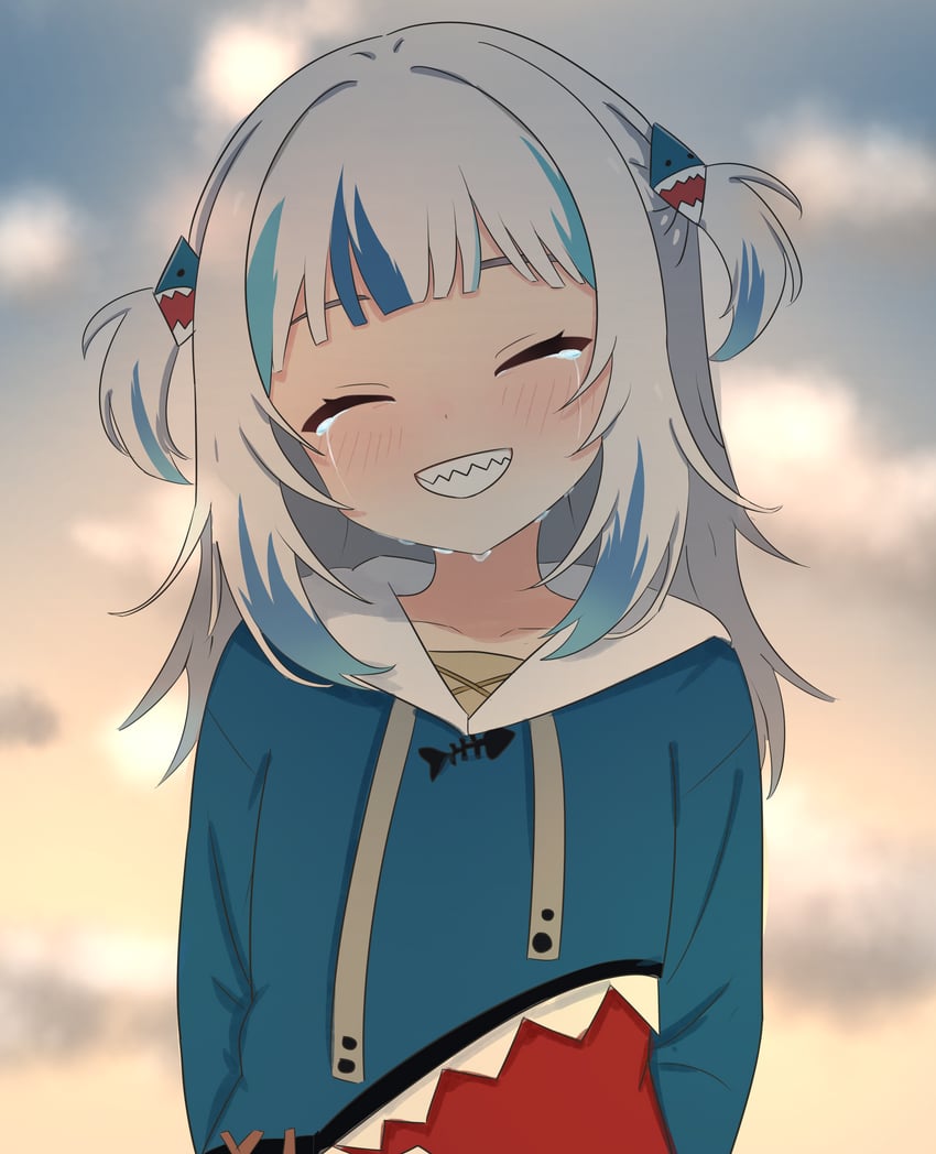 gawr gura (hololive and 1 more) drawn by doffln90427