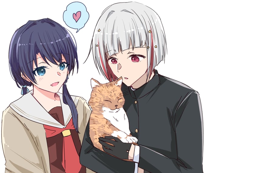 murano sayaka and yugiri tsuzuri (love live! and 1 more) drawn by haz