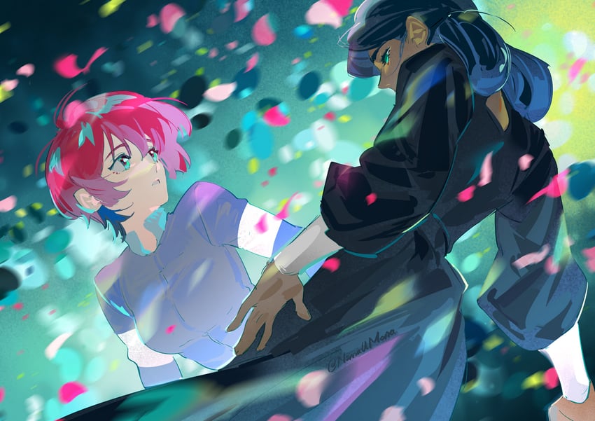 amate yuzuriha and lalah sune (gundam and 1 more) drawn by nomaumona